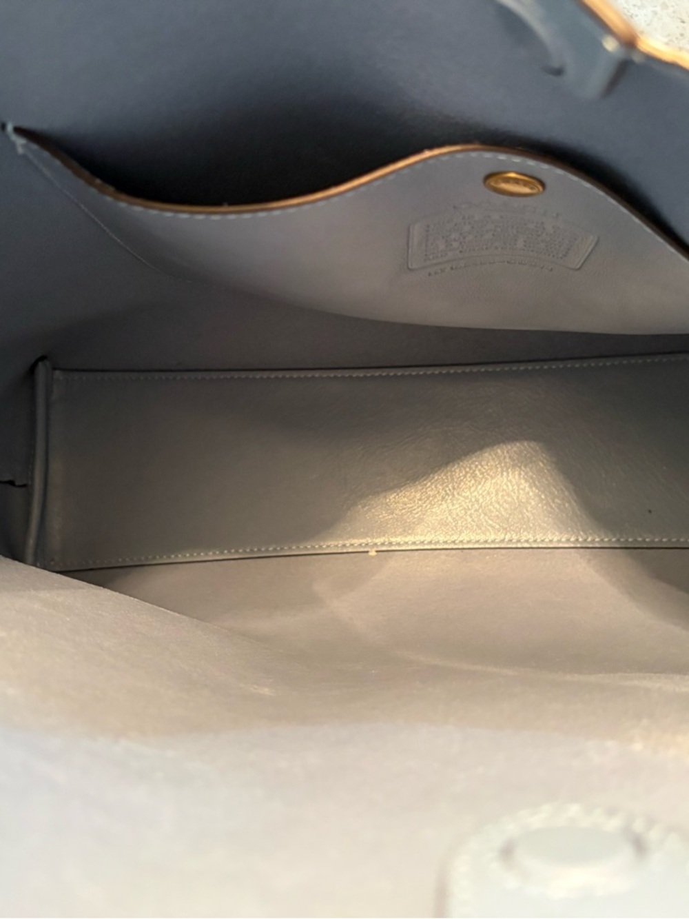 Coach Brooklyn Shoulder Bag 28Bag in Slate Blue - Picture 7 of 10